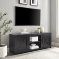 Seatsolutions 58 in. Gordon Low Profile TV Stand, Black SE3045635